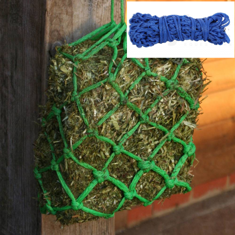Shires Mini Hay Net for use with forage blocks - Blue 